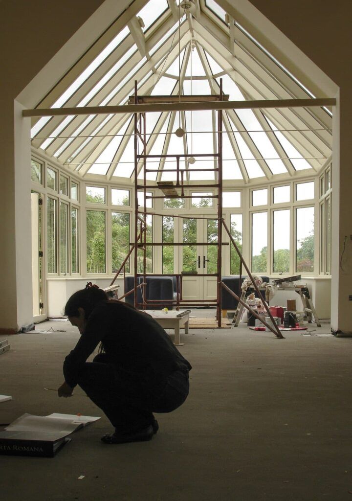 Grade II Listed Converted Old School House Alison planning room-twist interiors