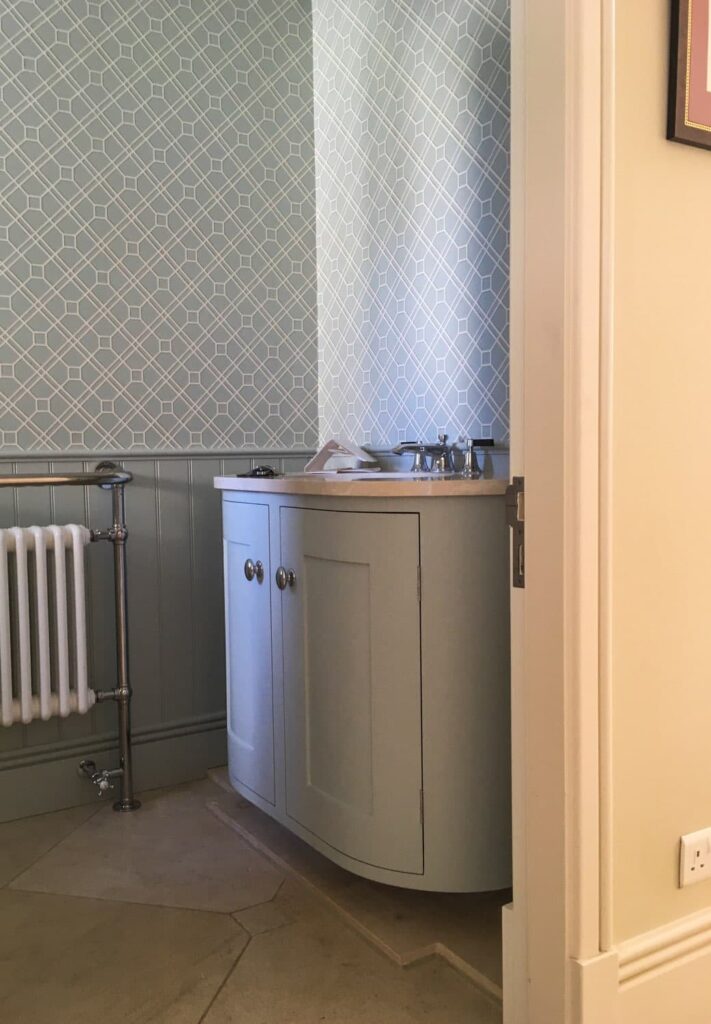 Warwickshire Country home-Twist Interiors powder room detail