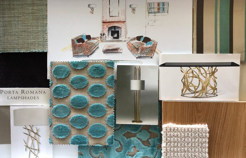 Converted Old School House Oxfordshire Mood board scheme-Twist Interiors